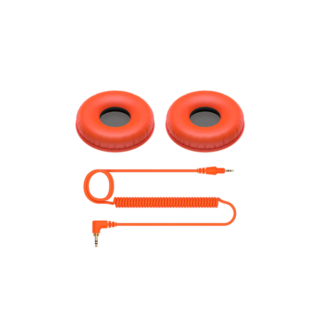 Pioneer DJ HC-CP08-M Cable+ear pads for HDJ-CUE1 (Orange)
