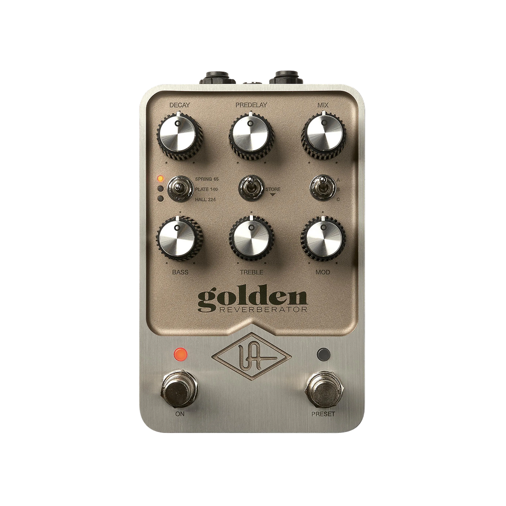 Universal Audio UAFX Golden Reverberator Stereo Effects Pedal